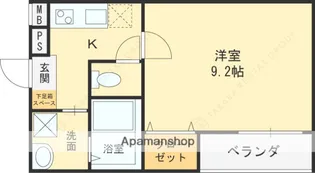 フジパレス東花園イースト【3階】の間取り