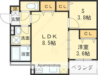 D PORTA TWILIGHT【1階】の間取り