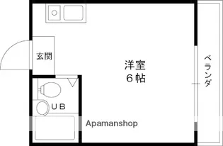 YOUハイム俊徳【302号室】の間取り