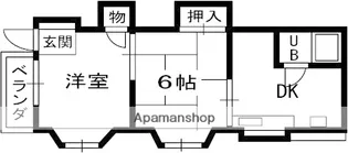ビーコンハイツPARTⅠ【102号室】の間取り