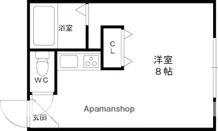 カーザ布施【303号室】の間取り
