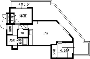 希来里【0615号室】の間取り
