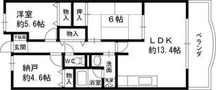 コンフォール東花園【3階】の間取り