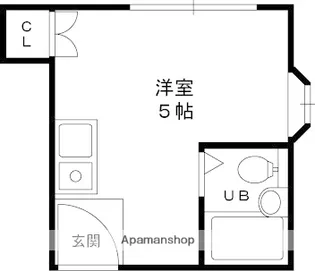 LIVE SPACE上小阪【2階】の間取り