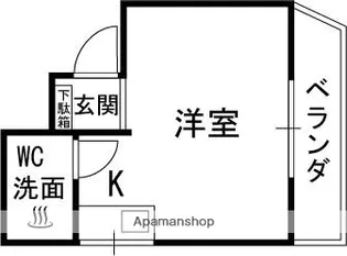 サニーハイツ萱島【3階】の間取り