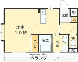 葵マンション【1階】の間取り