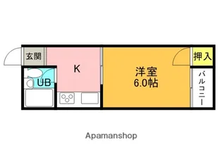 アーバンハイツ桜町【2階】の間取り