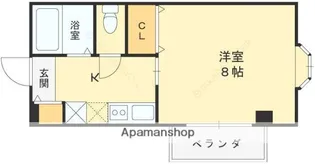 フォレストインサイドI【2階】の間取り