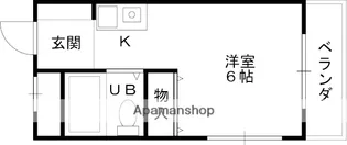 ライラックレインボー北木の本【207号室】の間取り