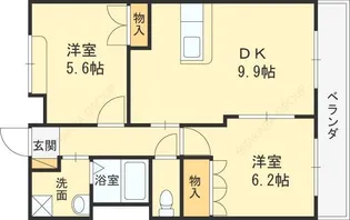 ハーフパッチ【105号室】の間取り