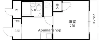ルーラル深井【4E号室】の間取り