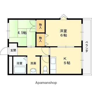 バウハウス【4階】の間取り
