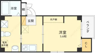 WITH白鷺【0201号室】の間取り