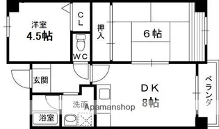 エルベ深井【3階】の間取り