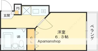 タナカハイツ【301号室】の間取り