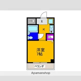 サンヒルズ和泉【2階】の間取り