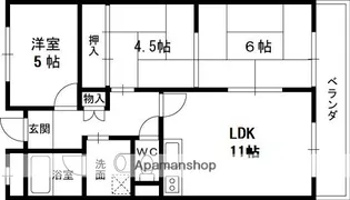 メルベーユ246【3階】の間取り