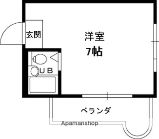 ベルフラワー【306号室】の間取り