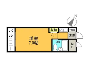 兵庫県西宮市若草町2丁目【マンション】の間取り