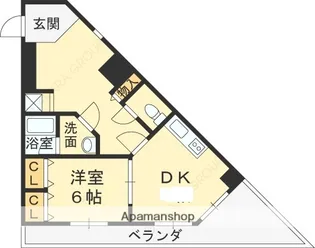 ヴァンティアン【2階】の間取り