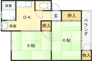 フローラル岩本【105号室】の間取り