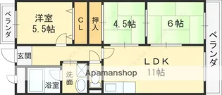 3LDKの間取り画像