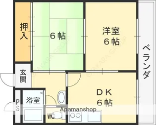 大谷ビル【5階】の間取り