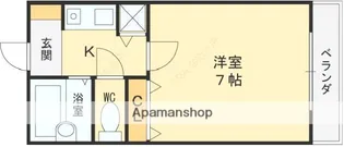 ひまわりコーポ【604号室】の間取り