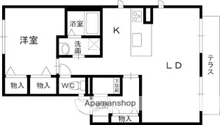 カーサ・ミーアⅡ A棟【103号室】の間取り