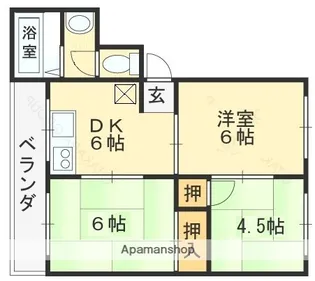 MKマンション【306号室】の間取り