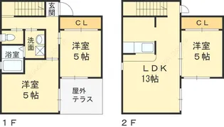 大阪府和泉市池田下町【一戸建】の間取り