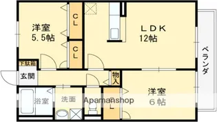 アネックスT【2階】の間取り