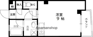 HILL TOP御殿山【4階】の間取り