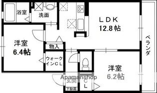シャーメゾン鈴の宮 【1階】の間取り