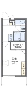 レオパレスソレイユⅢ【3階】の間取り