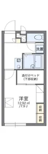 レオパレス颯【203号室】の間取り
