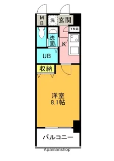 M’プラザ香里六番館【2階】の間取り