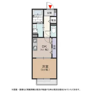 ディアコート村田【103号室号室】の間取り