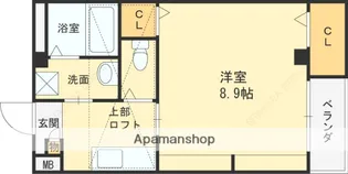 エヌエムキャラントサンクノース【4階】の間取り