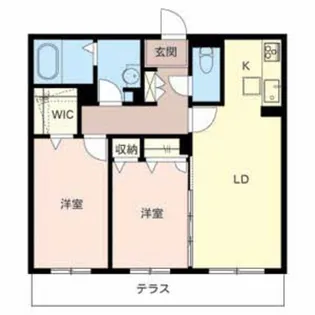 シャーメゾン BE ONE【202号室】の間取り