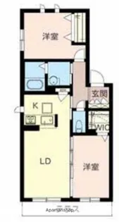 シャーメゾン柿の木【1階】の間取り