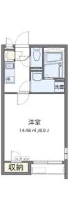 クレイノグロッケンバルト【1階】の間取り
