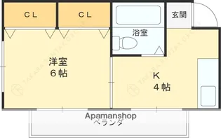 金子ハイツ【3階】の間取り