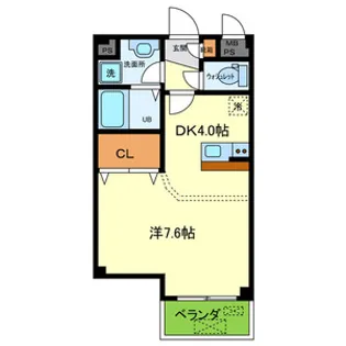 PRIMO鳳【5階】の間取り