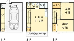 GH−ALIVIO FUKAIBASE【A号室】の間取り