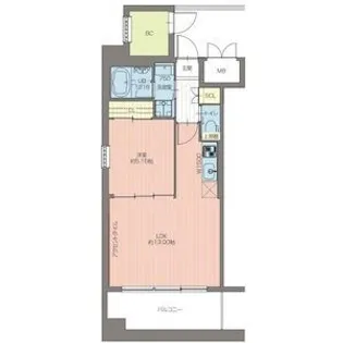 プレジオ西宮今津【5階】の間取り