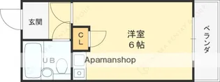 サンロード白鷺【202号室】の間取り