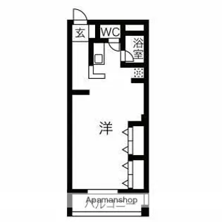 山本レンターマンション【3階】の間取り