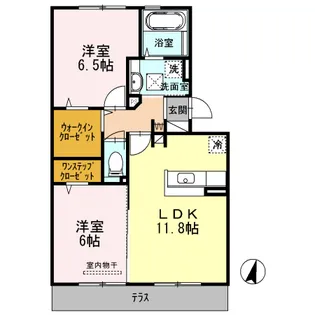 ガトーナふくだⅡ【1階】の間取り