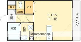 アールコート枚方東田宮【2階】の間取り